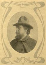 Bruno Wille um 1900, in: Bildende Geister. Unsere bedeutendsten Dichter und Schriftsteller der Gegenwart und Vergangenheit in charakteristischen Selbstbiographien sowie gesammelten Biographien und Bildern. Band 1. Bearbeitet und redigiert von Fritz Abshoff. Berlin-Schöneberg: Verlag von Peter J. Oestergaard 1905, S. 137.