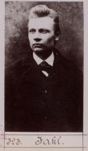 Josef Jakl. © Staatsarchiv Hamburg, Signatur 331-3-1063: Sammlung von Fotos von Anarchisten für das »Anarchisten-Album«