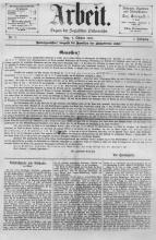 Arbeit Linz Nr. 3 7. Oktober 1887