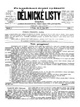 Dělnické listy 1877